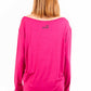 Chic Pink Long Sleeve Logo Tee