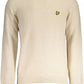 Beige Wool Blend Round Neck Sweater