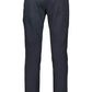 Elegant Blue Cotton Stretch Trousers