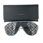 Fendi Men's Blue Lens Classic Gold Silver Monogram Sunglasses