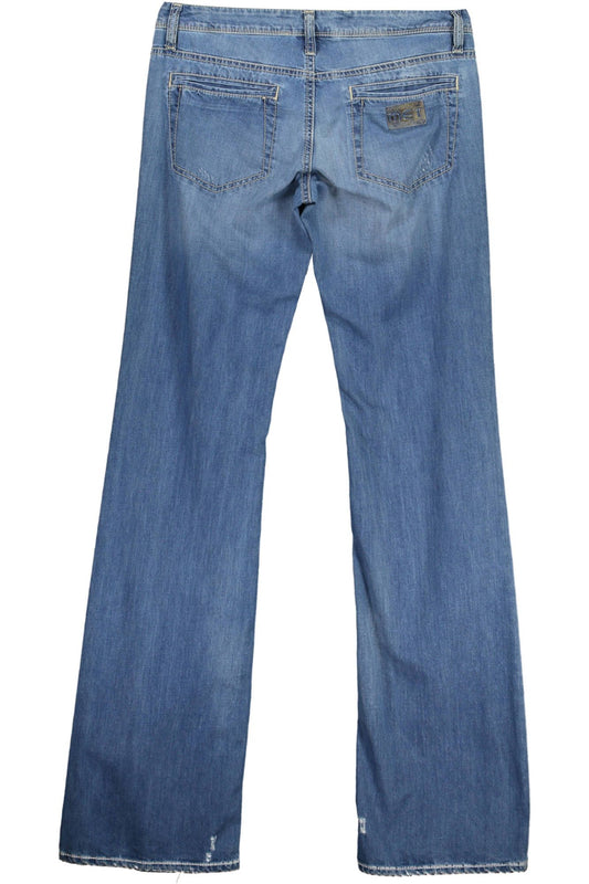 Elegant Washed Cotton Jeans