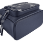 MCM Navy Leather Small Backpack with Camo Print