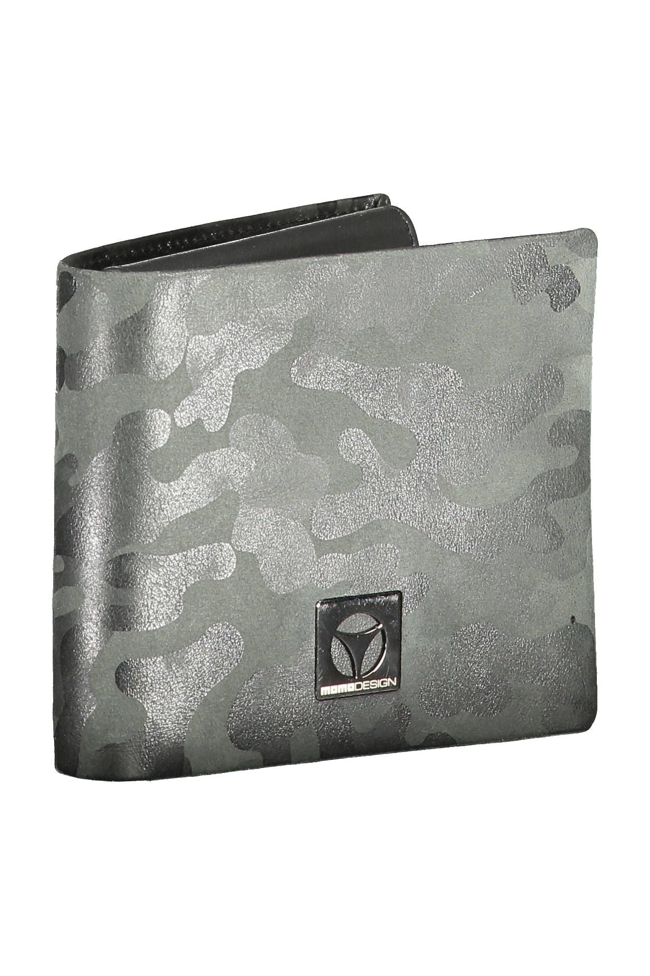 Sleek Black Leather RFID-Blocking Wallet