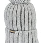 Stylish Pompon-Accented Winter Hat