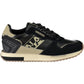 Chic Contrasting Lace-Up Sports Sneakers