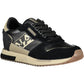 Chic Contrasting Lace-Up Sports Sneakers