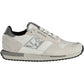 Sleek White Sneakers with Contrasting Accents