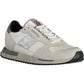 Sleek White Sneakers with Contrasting Accents