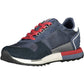 Blue Sporty Sneakers with Contrasting Details