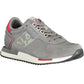Trendy Gray Laced Sports Sneakers
