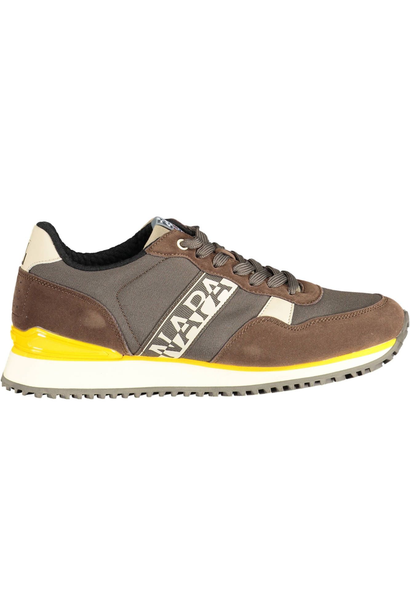 Chic Brown Lace-Up Sports Sneakers