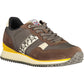 Chic Brown Lace-Up Sports Sneakers