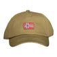 Chic Green Visor Hat with Iconic Logo
