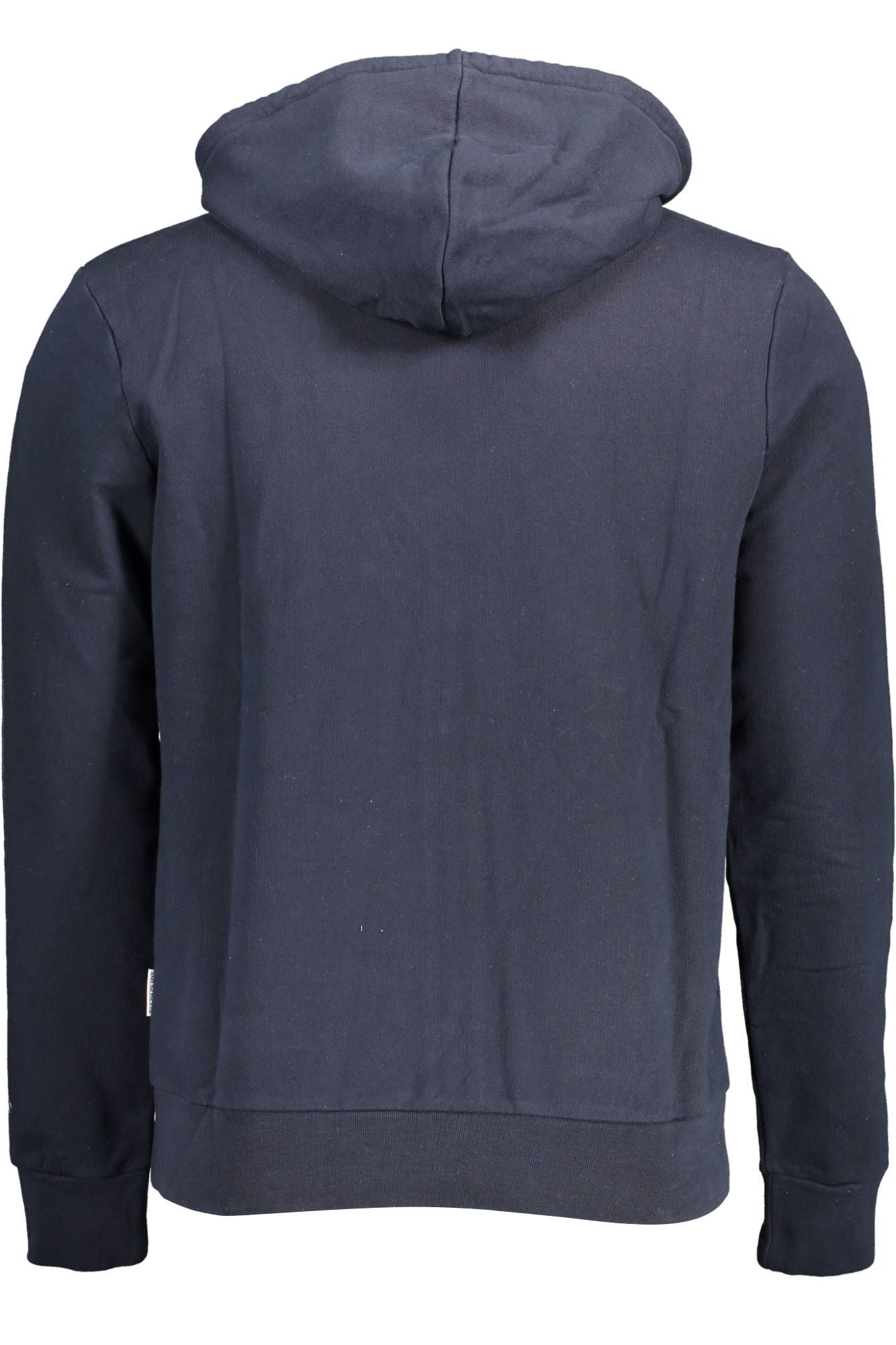 Blue Hooded Sweatshirt with Signature Print