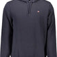 Chic Blue Organic-Cotton Blend Hoodie