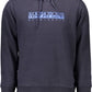 Organic Blue Cotton Hooded Sweatshirt