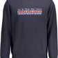 Napapijri Blue Cotton Crew Neck Sweater