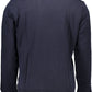 Chic Blue Cotton Crewneck Sweatshirt
