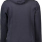Chic Blue Organic-Cotton Blend Hoodie