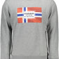 Elegant Gray Crew Neck Cotton Sweater
