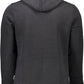 Eco-Conscious Hooded Black Sweatshirt