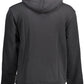 Hooded Zip Pocket Sweater in Sleek Black