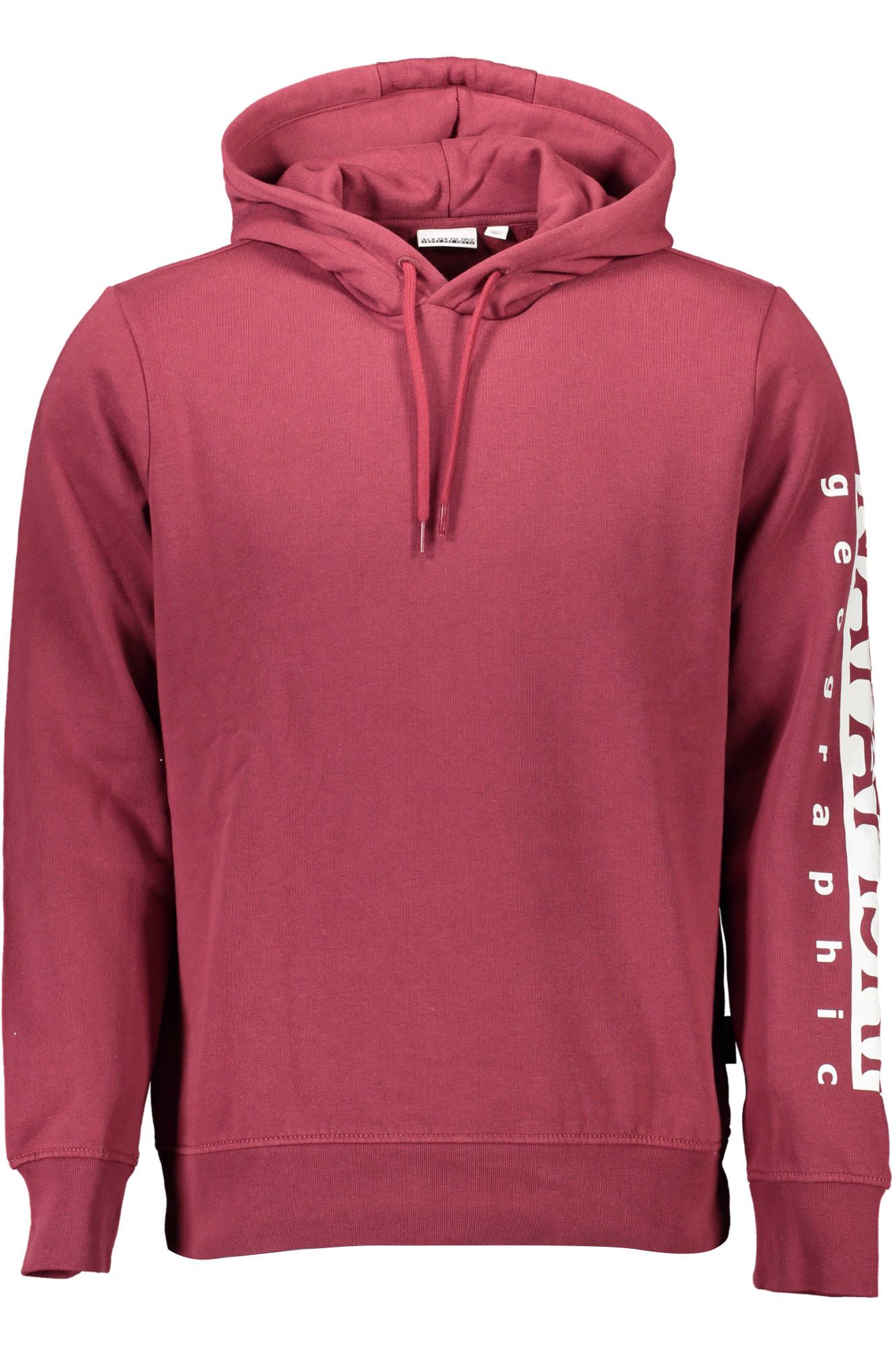 Organic Cotton Hooded Sweatshirt in Red