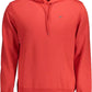 Chic Pink Hooded Sweatshirt with Logo Detail