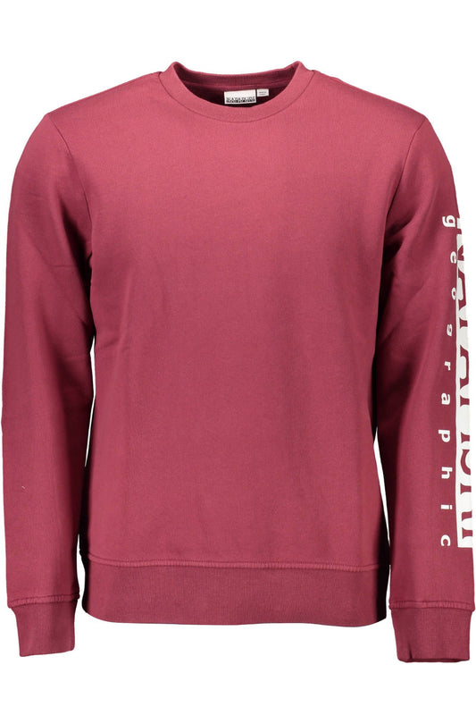 Chic Red Organic Cotton Sweatshirt