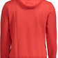 Chic Pink Hooded Sweatshirt with Logo Detail