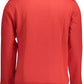 Chic Pink Crewneck Sweater with Embroidered Detail