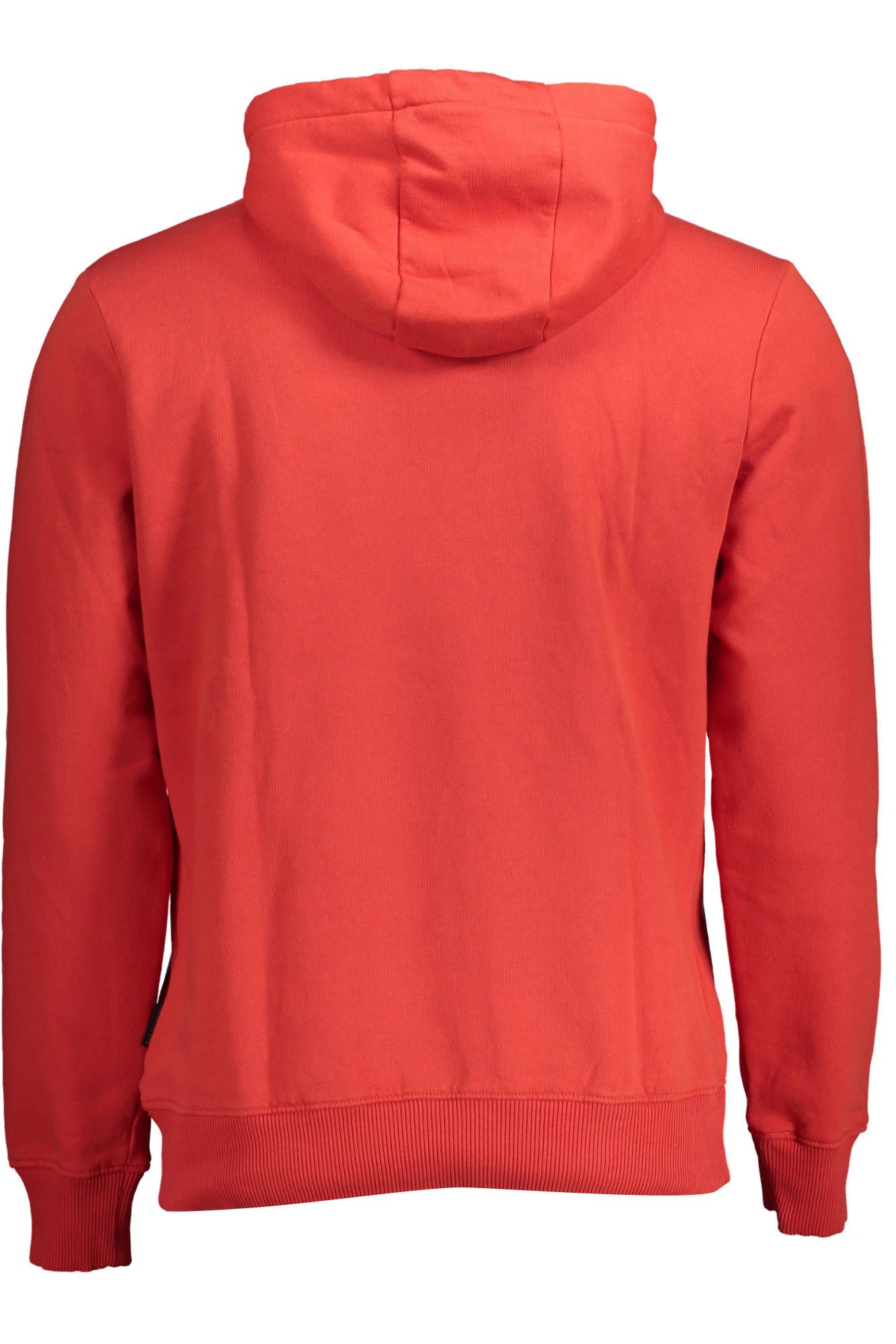 Organic Cotton Hooded Sweatshirt in Red