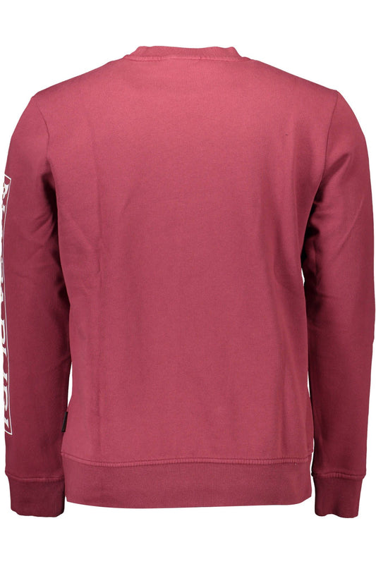 Chic Red Organic Cotton Sweatshirt