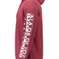 Organic Cotton Hooded Sweatshirt in Red