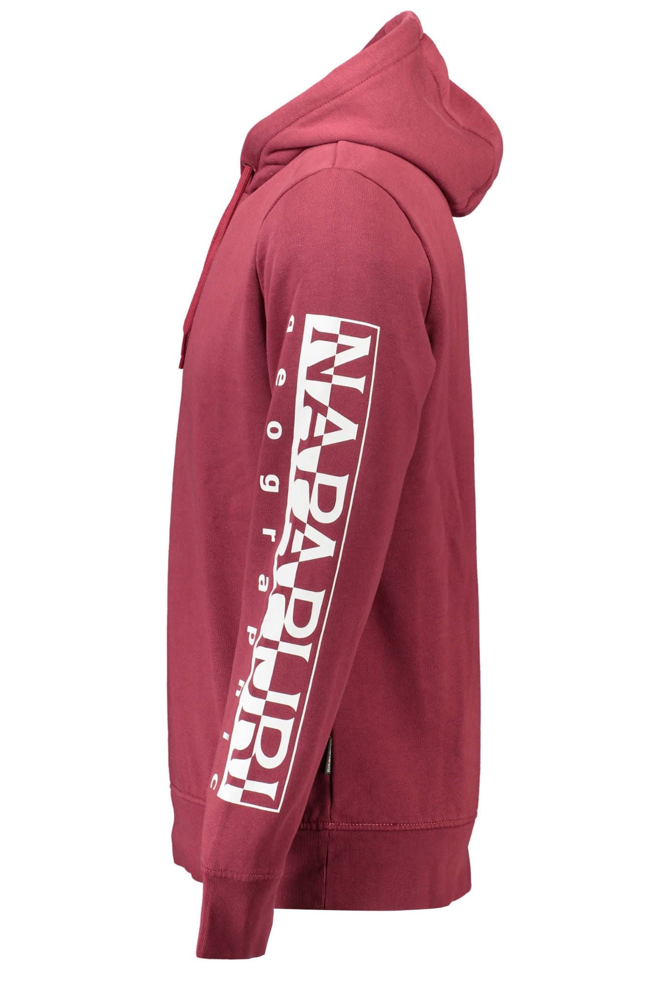 Organic Cotton Hooded Sweatshirt in Red