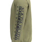 Emerald Elegance Cotton Sweatshirt