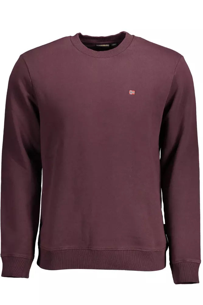 Elegant Purple Crewneck Sweatshirt