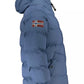 Sleek Blue Recycled Material Jacket