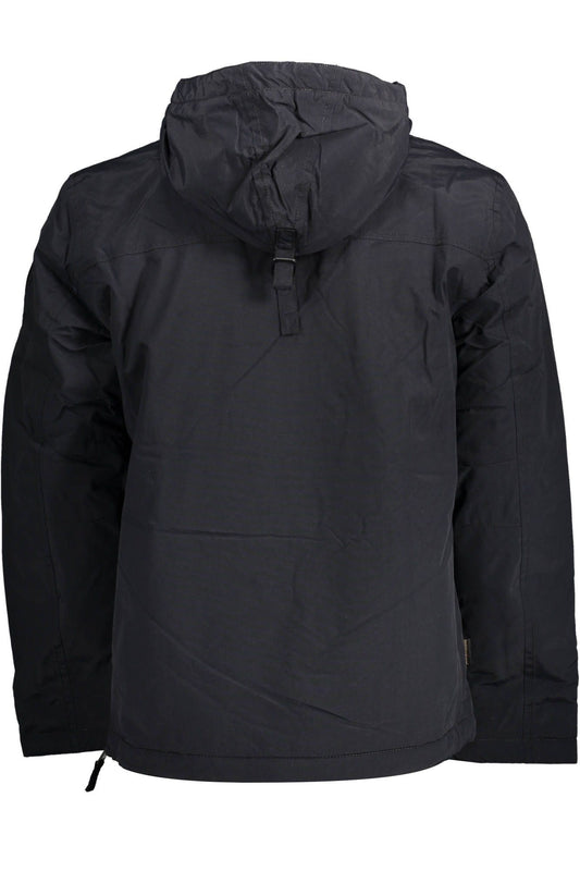 Eco-Conscious Black Rainforest Jacket