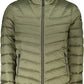 Green Polyamide Long-Sleeved Men's Jacket