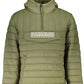 Eco-Conscious Hooded Green Jacket