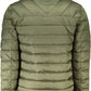 Green Polyamide Long-Sleeved Men's Jacket