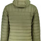 Eco-Conscious Hooded Green Jacket