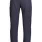 Elegant Blue Sports Trousers with Embroidery