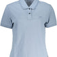Chic Light Blue Short-Sleeved Polo
