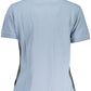 Chic Light Blue Short-Sleeved Polo