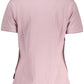 Chic Pink Polo with Contrasting Details