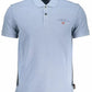 Elegant Light Blue Short Sleeve Polo