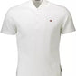Elegant White Cotton Polo for Men