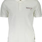 Elegant White Cotton Polo Shirt